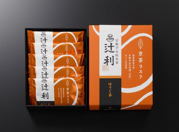 辻利　京茶ラスク　ほうじ茶　５枚