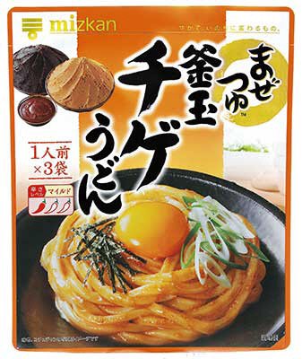 ミツカン　まぜつゆ　釜玉チゲうどん
