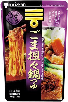 ミツカン　〆まで美味しいごま担々鍋つゆ　ストレート