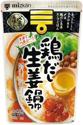 ミツカン　〆まで美味しい鶏だし生姜鍋つゆ　ストレート