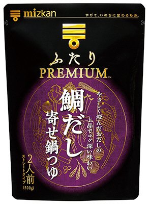 ミツカン　ふたりＰＲＥＭＩＵＭ　鯛だし寄せ鍋つゆ