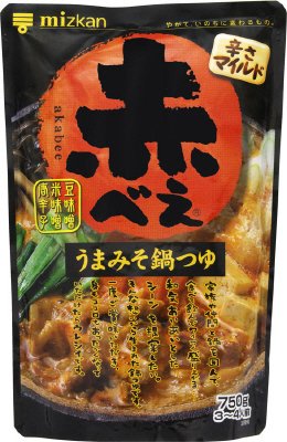 ミツカン　うまみそ鍋つゆストレート赤べえ