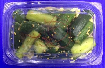 胡瓜と豆もやしの黒胡椒和え大