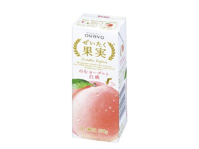 ぜいたく果実のむヨーグルト白桃