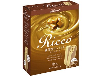 Ｒｉｃｃｏ濃厚生キャラメルアーモンドアイス