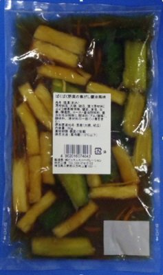 ぱくぱく野菜の焦し醤油風味
