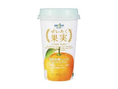 ぜいたく果実国産柑橘ミックスのむヨーグルト
