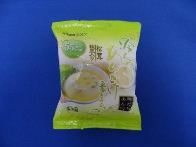 冷んやりあんかけ玉子とうふ（松茸・枝豆入り）