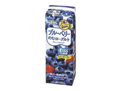 ブルーベリーのむヨーグルト