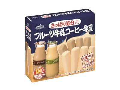 さっぱり気分フルーツ牛乳コーヒー牛乳