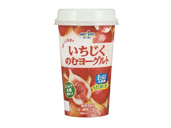 おいしく果実いちじくのむヨーグルト
