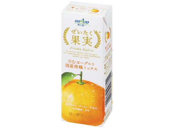 ぜいたく果実のむヨーグルト国産柑橘ミックス