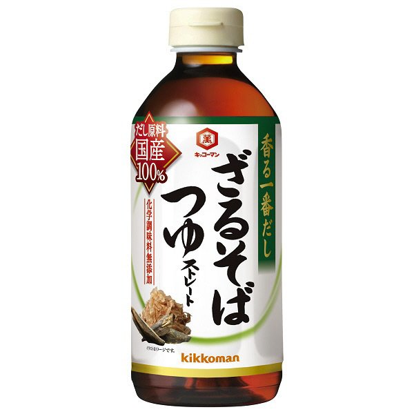 香る一番だし　ざるそばつゆストレート