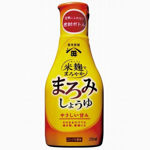 米麹でまろやか　まろみしょうゆ　２００ｍｌ　密封ボトル×６×２