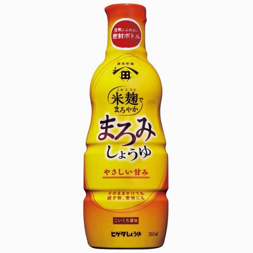 米麹でまろやか　まろみしょうゆ　３６０ｍｌ　密封ボトル×６×２