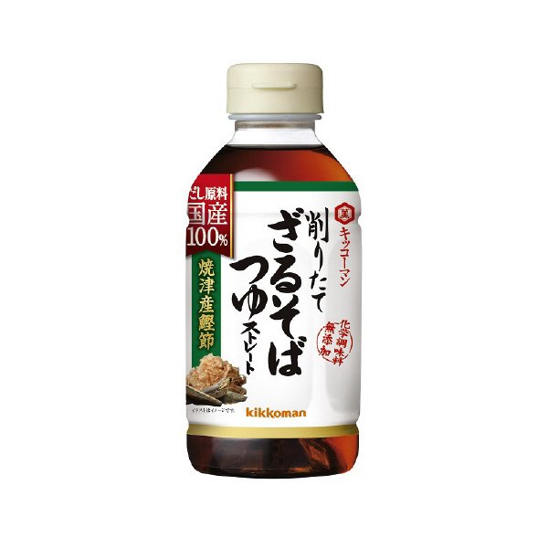 削りたてざるそばつゆストレート