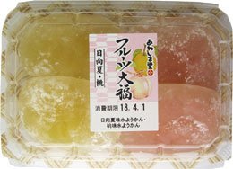 Ｋフルーツ大福（日向夏・桃）