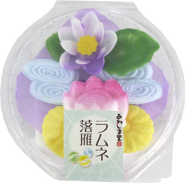 ラムネ落雁（花輪）