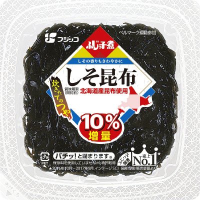 バロー　ふじっ子煮しそ昆布１０％増量
