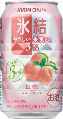 キリンチューハイ　氷結やさしい果実の３％　白桃