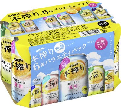 １７夏本搾り６缶バラエティパック