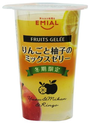 フルーツジュレ　りんごと柚子のミックスゼリー