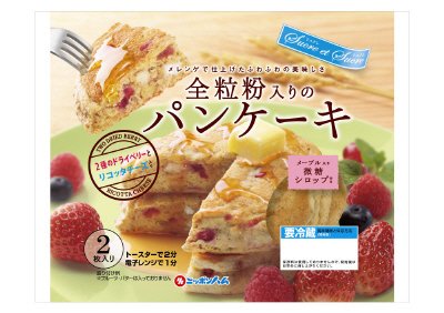 全粒粉入りのパンケーキ