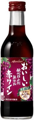 おいしい酸化防止剤無添加赤ワイン　ふくよか赤Ｑ