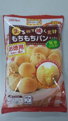 まるめて焼くだけもちもちパンミックス