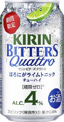 ビターズ クワトロ　ほろにがライムトニック＜期間限定＞