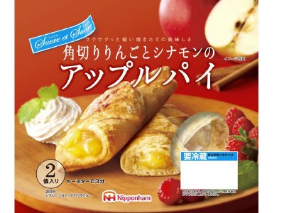 角切りりんごとシナモンのアップルパイ