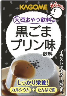 大豆おやつ飲料黒ごまプリン味