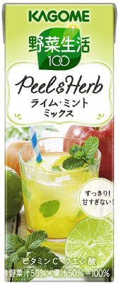 野菜生活１００ Ｐｅｅｌ＆Ｈｅｒｂ ライム・ミントミックス