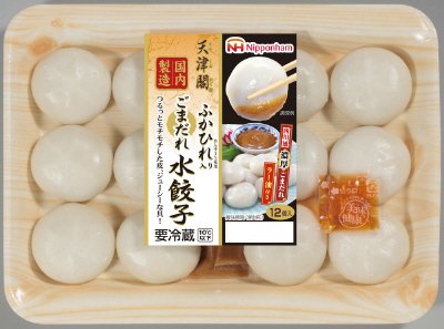 天津閣　ふかひれ入りごまだれ水餃子