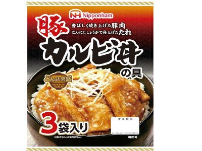 豚カルビ丼の具
