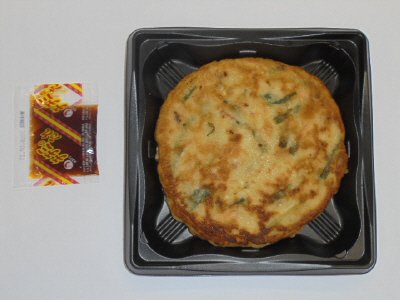 鉄板仕立てのもっちりチヂミ