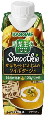 野菜生活１００Ｓｍｏｏｔｈｉｅかぼちゃとにんじんのソイポタージュ