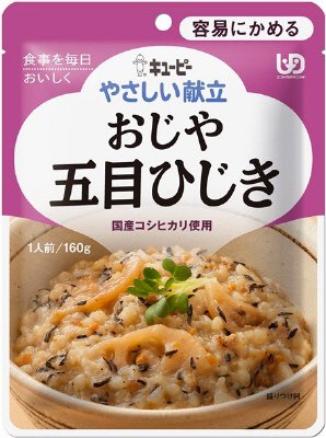 やさしい献立　おじや　五目ひじき