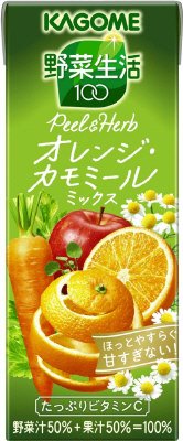 野菜生活１００ Ｐｅｅｌ＆Ｈｅｒｂ オレンジ・カモミールミックス