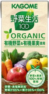 野菜生活１００　ＯＲＧＡＮＩＣ有機野菜＆有機果実使用