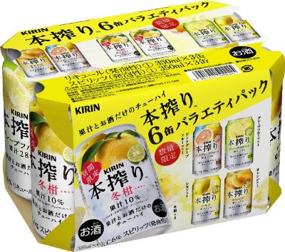 本搾りチューハイ　６缶バラエティパック　２０１６冬