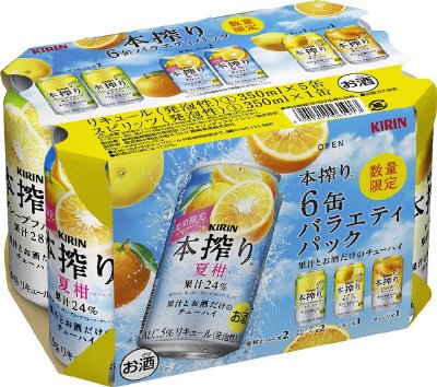 本搾りチューハイ　６缶バラエティパック　２０１６