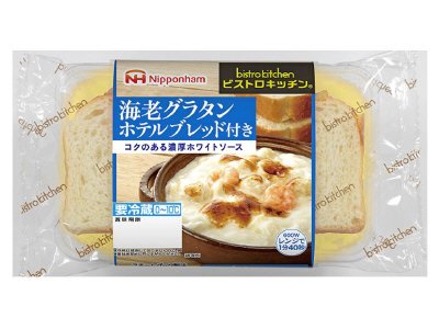 海老グラタン　ホテルブレッド付き