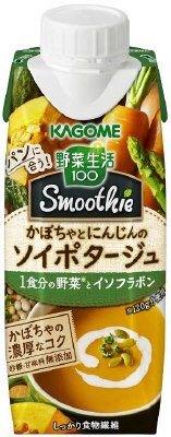 野菜生活１００Ｓｍｏｏｔｈｉｅかぼちゃとにんじんのソイポタージュ