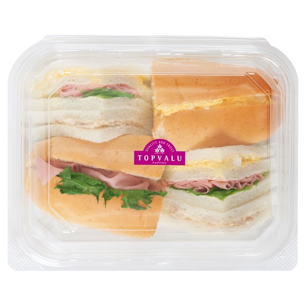 全粒粉入りロールのサンドBOX