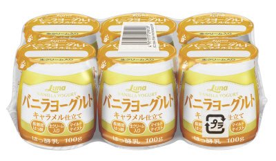 バニラヨーグルト　キャラメル仕立て