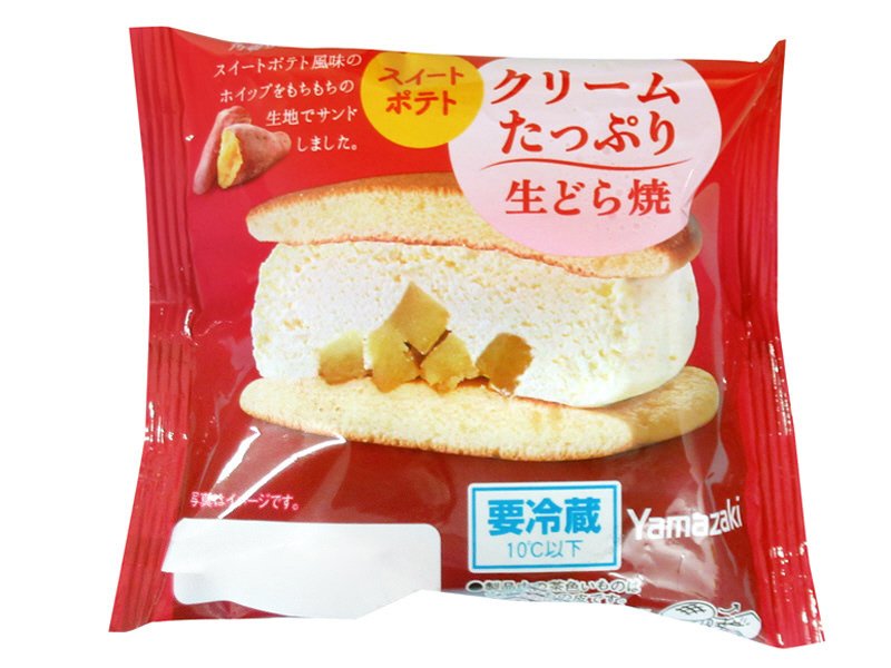 クリームたっぷり生どら焼（スイートポテト）