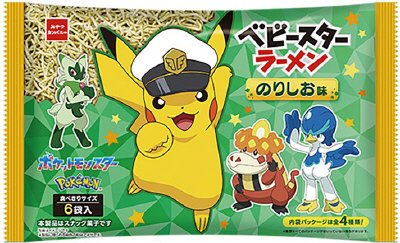 ポケモンベビースターラーメンのりしお味６袋入