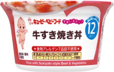 キユーピー すまいるカップ　牛すき焼き丼