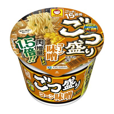 ごつ盛り　コーン味噌ラーメン　肉増量１．５倍
